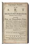 CRYPTOGRAPHY.  Falconer, John.  Cryptomenysis Patefacta; or, The Art of Secret Information disclosed without a Key.  1685